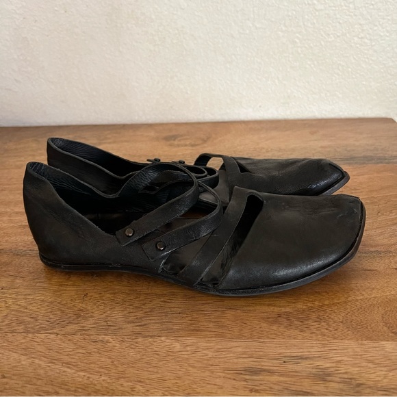 Cydwoq Intersect Women's Black Leather Shoes Size 38 - Picture 3 of 17